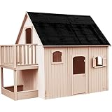 Soulet - Caseta de madera alta sobre piloti para niños – Duplex