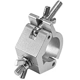 Truss Clamp, Gancho de fijación aluminio Para Aparatos de lámparas, abrazadera de gancho de seguridad de dispositivos 29-35mm 50kg marrón para haz móvil, foco