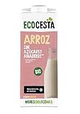Ecocesta mejor cada día Bebida Vegetal De Arroz Sin Azúcares Añadidos, Caja De 6 X 1 L