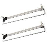 2 x SO-Tech Percha Soporte Colgador Extraíble Perchero Telescópico para Armario 350 mm