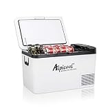 Alpicool K25 25 Litros Neveras de Viaje Portátil Nevera Congelador de Coche 12/24V CC Eléctrica Frigoríficos para Automóvil para Camping, Viajes, Picnic