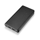 Caja De Banco De Energía Móvil Universal Caja De Batería USB 18650 Dual Vacía DIY negroNone