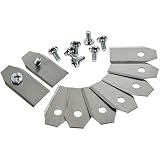 Powery 9X Cuchillas de Recambio, Cuchillas de Corte (0,75mm) para Robot Cortacésped Husqvarna Automower 430X