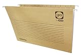 Elba Gio - Caja de 25 carpetas colgantes para cajón, A4, bicolor