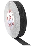 Cinta Antideslizante Adhesiva Resistente 25mm x 15m KESTKAS para Interiores y Exteriores - No deja residuos - Fácil de cortar con la mano