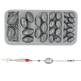 Umerbee Sinker - Pesos de pesca (30 unidades, 5 peso, 20 unidades, base de plomo)