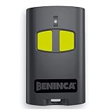 BENINCA TO GO VA Mando De Garaje 2 Botones Frecuencia 433MHz Color Negro