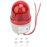 220VAC Mini señal de advertencia de faro luz estroboscópica lámpara de espiral de 75 mm de diámetro fijo