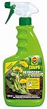 COMPO Herbistop Herbicida, Control de malas hierbas y antimusgo, Ingredientes naturales, Apto para jardinería exterior doméstica, 750 ml