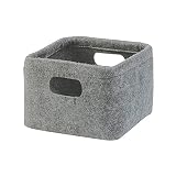 luxdag Organizador de papel higiénico de fieltro (color y tamaño a elegir) – Portarrollos plegable – Cesta de almacenamiento para papel higiénico, pañales, toallas, periódicos