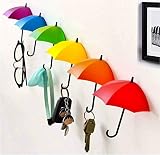 6 Ganchos para Llaves y Mascarillas | Colgador Decorativo Infantil | Colgador de Llaves Adhesivo | Colgadores Adhesivos para Pared | Gancho Original Resistente | Gancho Multifuncional Multiusos