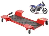 Plataforma Con Ruedas Para Moto, Soporte Central