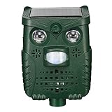 Solar Mole Repeller Repel Vole Solar al aire libre Control ultrasónico de animales Uso en el jardín Murciélagos intermitentes Aves Perros Gatos Repelente repelente Mantenga a los animales alejados