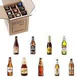 Caja selección cervezas del mundo. 9 cervezas perfectas para descubrir cervezas de Europa, Asia y América.