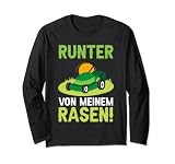 Runter von meinem rasen! cortacésped Manga Larga