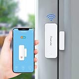 Panamalar Wifi Sensor de Ventana de Puerta, detección inteligente de puerta abierta o cerrada, enviar alerta al teléfono, funciona con Alexa Google Home, accesorios inteligentes con la escena