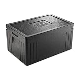 8300016708 EPP Termobox GN 1/1 Eco Line, Negro con tapa, 45 l