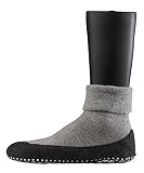Falke Cosyshoe Lana pomos Antideslizantes 1 Par Calcetines, Opacas, Gris (Light Grey 3400), 43-44 para Hombre