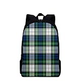 Serie de celosía 3D Impreso en Color Mochila Oxford Tela Juvenil Moda Estudiante Mochila Escolar-5 B