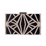 Syrads Bolso Nupcial de Noche para Mujer Bolso de Movia Embragues de Concha Dura Bolso de Boda 950
