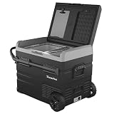 Dreiha CBX45-LR Nevera Portátil con compresor LG, CoolingBox 45-LR con una capacidad de refrigeración de +20°C a -20°C, Conexiones 12V / 24V 0 110V/ 220V para coche, camión, barco y autocaravana