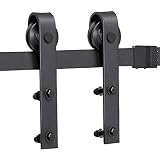 Yaheetech 200 cm Kit de Accesorios de Puertas Herraje para Puertas Corredera Carril para Puerta Deslizante