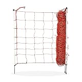 horizont Red para ovejas punto único altura 90cm - longitud 50m valla para ovejas, valla para pastos, valla eléctrica perfecta para la protección de sus ovejas