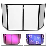 Vonyx Pantalla DJ plegable 1,20M x 70CM (4 Paneles)