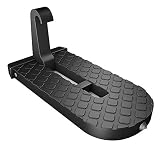 Pedal plegable para puerta de coche,con Martillos de Seguridad, Pinzas plegables para escalera de coche multifuncionales, Fácil Acceso a la Parte Superior del Techo,para Auto SUV Jeep(Negro)