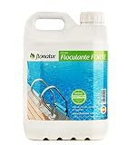 flonatur. Floculante 5 litros, acción clarificadora para Agua de Piscinas Grandes, Piscinas pequeñas, SPAS, jacuzzis, Fuentes. (1 Envase 5L)