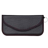 Samfolk Bolsa Faraday Movil, Funda Faraday Movil, Jaula Faraday Portatil Bloqueador Senal RFID/NFC, Bolsa Inhibidora de Seguridad - Fibra de Carbono