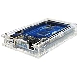 DollaTek Caja de acrílico Transparente Shell Gloss Box para Arduino Mega 2560 R3