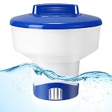 Gafild Dosificador Cloro Piscina, 7 Inches Dispensador Flotante de Cloro, Ajustable Cloro Flotante para Piscina, Flotante Dispensador para Piscinas, SPA, Parque Acuático