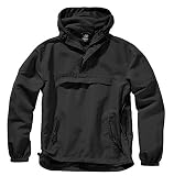 Brandit Summer Windbreaker Cortavientos de Verano, Schwarz, XL para Hombre