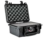 PELI 1120 - Maleta rígida con espuma protectora, negro, 188 x 125 x 76 mm