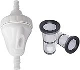 Poweka G52 Kit de Válvula de Respaldo con 48-222 Filtro Protector en Línea Compatible con Robot Limpiafondos Piscina Polaris 180 280 380