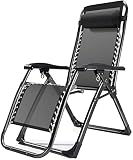 Suge Sillas gravedad cero, sillas plegables Silla plegable portátil Tumbona Salón reclinables silla que acampa Tumbona Sillón Respaldo almuerzo informal rotura silla de jardín del patio de Riverside T