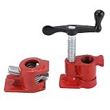 Ailao Abrazadera de Tubo de Servicio Pesado de 3/4'Juego de Abrazaderas de Tubo de encolado de Madera Herramienta Profesional para Trabajar la Madera