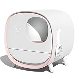 La Basura automático de la Caja del Gato, Inteligente Desodorante Arena para Gatos Pan, Completamente Cerrado WC cajón del Gato, con el Pedal Anti-Salpicaduras y la Basura Pala, Chargeable