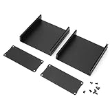 Nikou Caja de Instrumentos, Placa de Circuito Impreso de Aluminio Negro Mate Caja de Instrumentos Caja del Proyecto electrónico