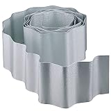 workingHOUSE - Separador de Metal para jardín - Bordillo para Separar Plantas en el jardín - Bordillo de césped Flexible, Mini Valla de jardín, Separador para Secciones del jardín - (5m x 15cm) 1 ud.