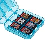 Amazon Basics - Funda para almacenamiento de juegos, para Nintendo Switch - Azul