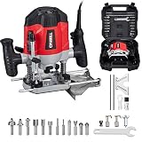 FRESADORA ELECTRICA PROFESIONAL 1200W CAJA 12 FRESAS + MALETÍN + ACCESORIOS