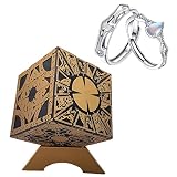 Caja de rompecabezas Hellraiser, configuración de lamento con un par de anillos ajustables de par