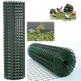 LBYDXD Mallas De Alambre, Malla Metalica, Malla Protectora Balcon,Malla De Alambre Cuadrada Verde - Malla Simple Torsion para Cierres, 1.2M（H） x 30M（L） (Size : Thickness 1.9mm)