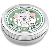 FANS & Friends Caja para dientes de leche para niños y niñas, Caja para guardar los dientes de bebés, el Ratoncito Pérez (petrol)