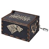 Funmo - Premier - Caja de música, con el Grabado Game of Thrones en Madera, Caja Decorativa