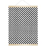 Colgadores de póster Celosías en blanco y negro Decoración de pared para sala de estar sin marco de madera magnético Decoraciones de pared para sala de estar Para comedor Decoración de estar