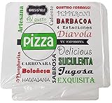 Cajas para pizzas en cartón kraft biodegradable y compostable. Pack 100 cajas (30x30x4 cm)