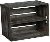 Kistenkolli Altes Land Massive Caja de Estante Zapatos Fruta (cajón-estantería tamaño Aprox. 50x 40x 31cm xxxaus del Antiguo landxxx Frutas Cajas de Vino Caja de Madera Decorativa Caja Estantería